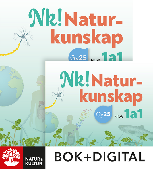 Nk! Naturkunskap nivå 1a1 Paket Bok+Digital