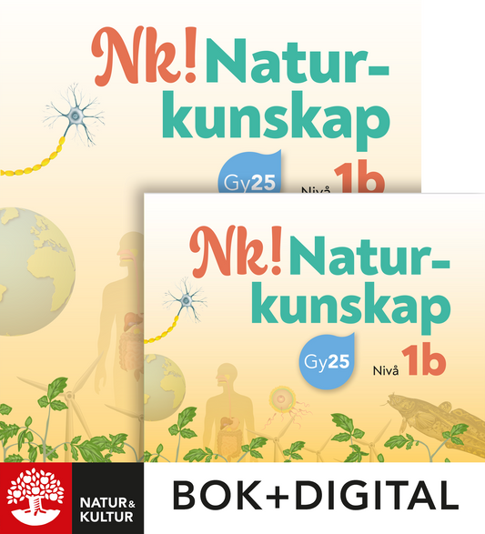 Nk! Naturkunskap nivå 1b Paket Bok+Digital