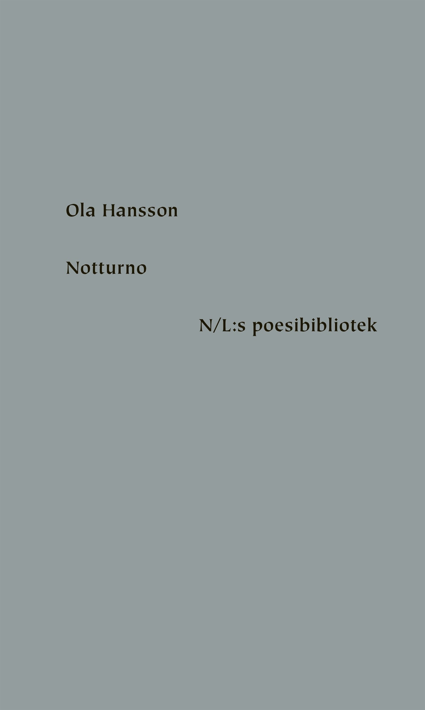 Notturno – E-bok