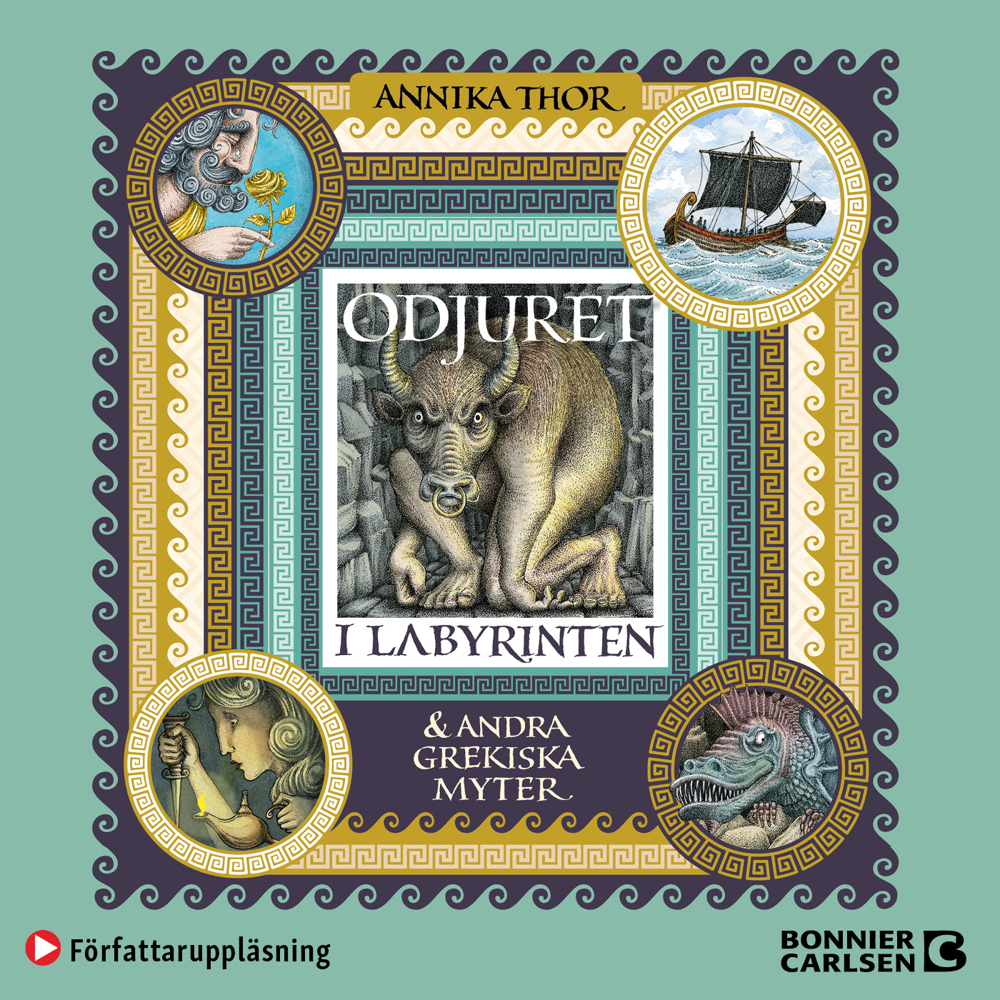 Odjuret i labyrinten och andra grekiska myter – Ljudbok