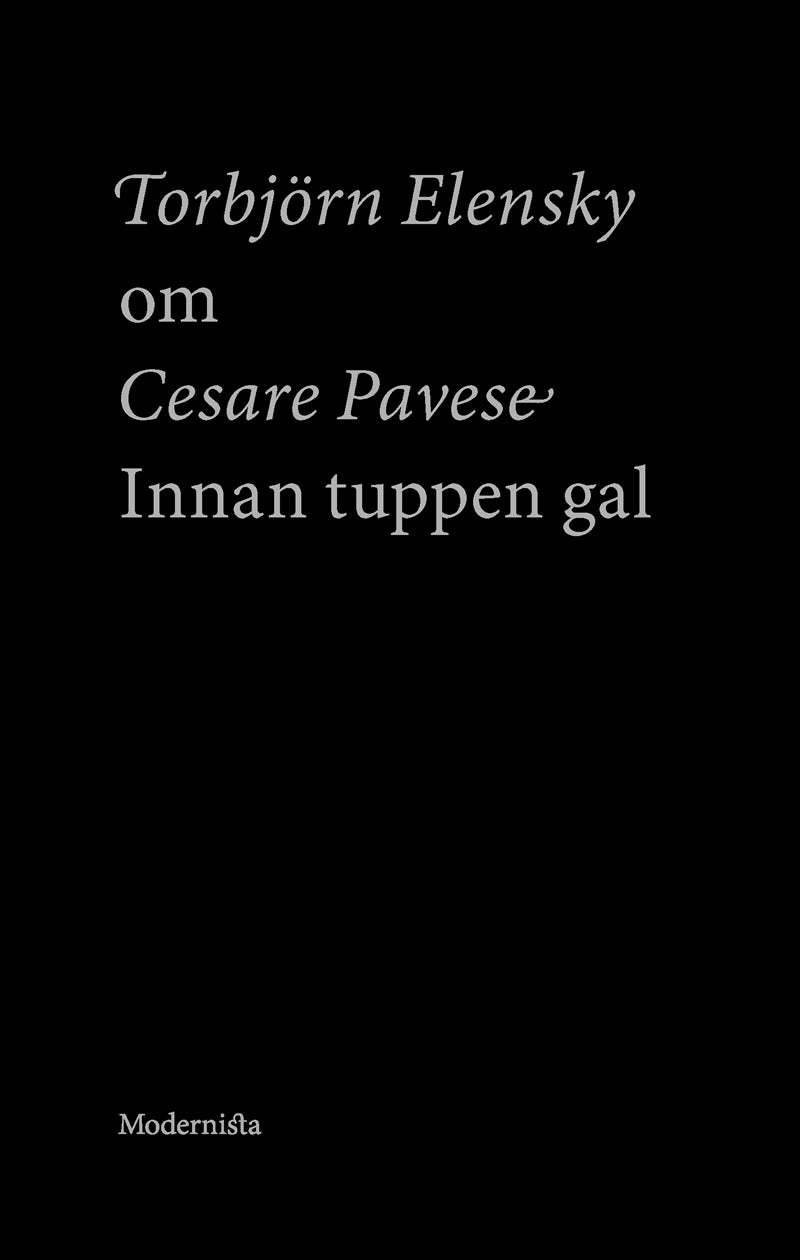 Om Innan tuppen gal av Cesare Pavese – E-bok