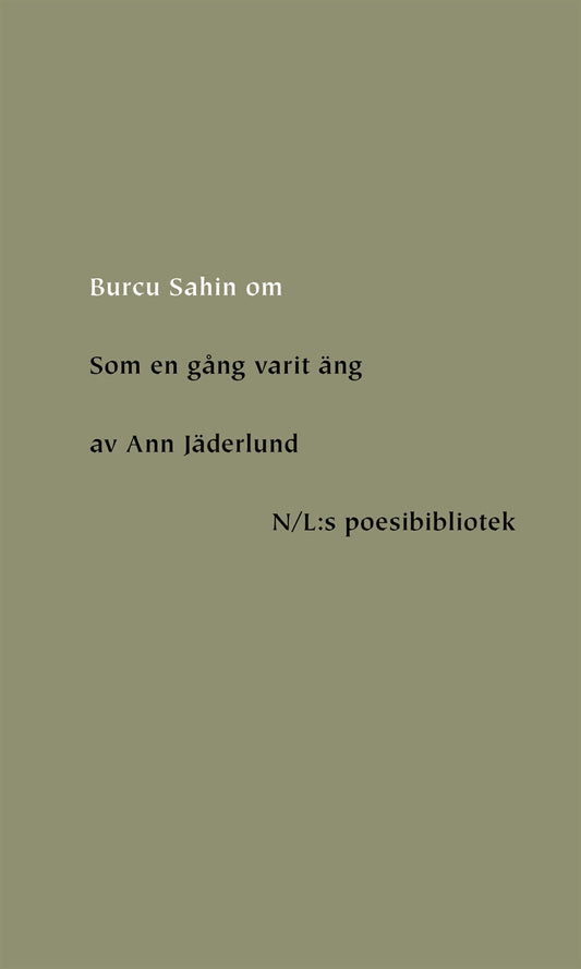 Om Som en gång varit äng av Ann Jäderlund – E-bok