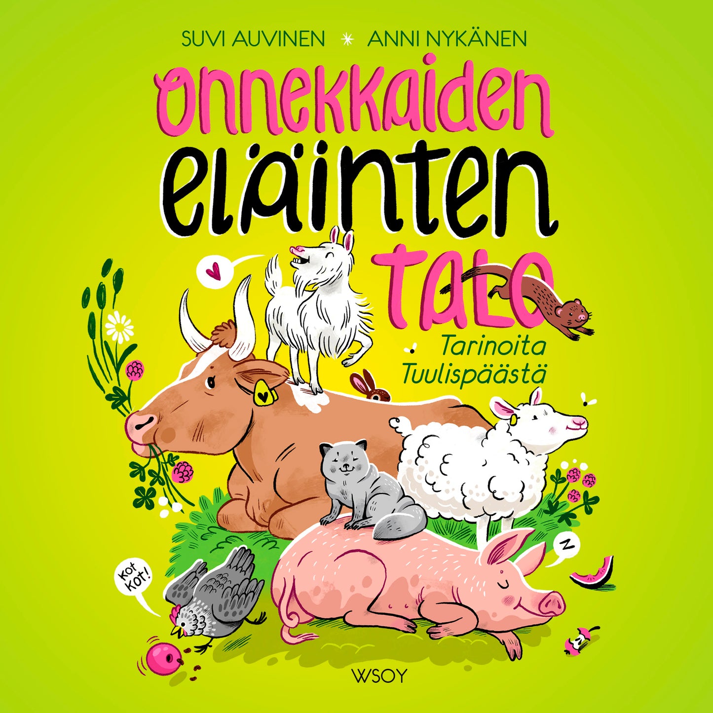 Onnekkaiden eläinten talo  – Ljudbok