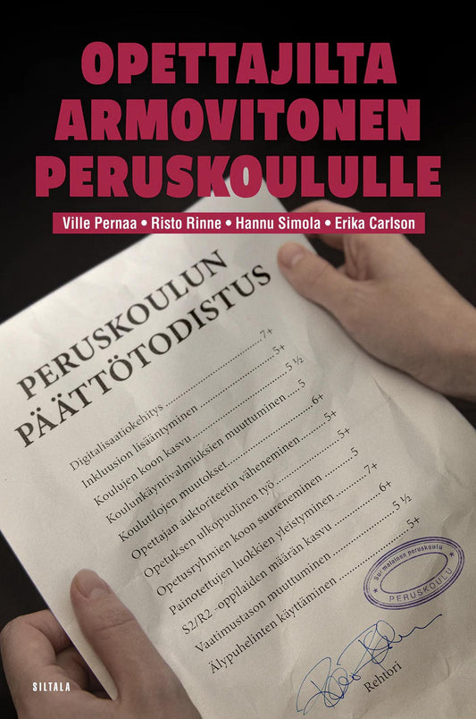 Opettajilta armovitonen peruskoululle – E-bok