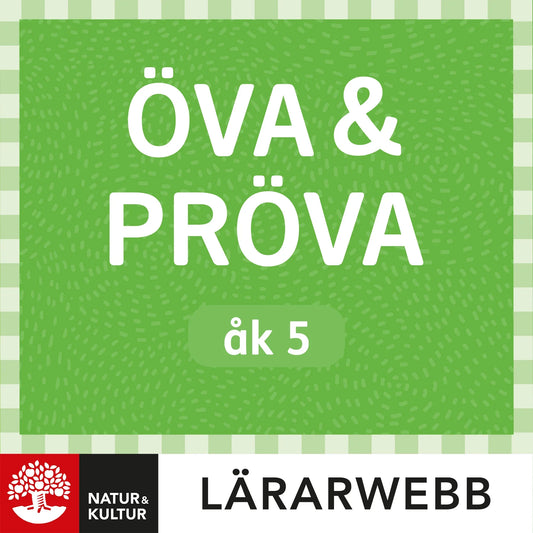 Öva & pröva åk 5 Lärarwebb + elevlicens 12 mån