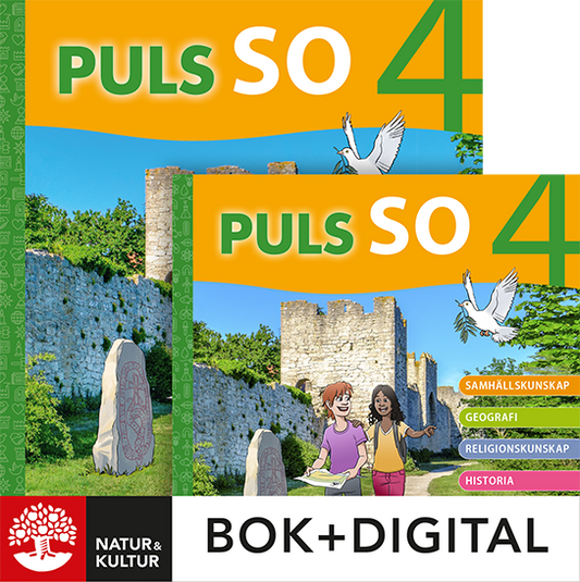 PULS SO åk 4 Paket Bok + Digital