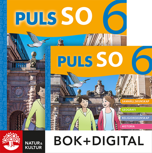 PULS SO åk 6 Paket Bok + Digital