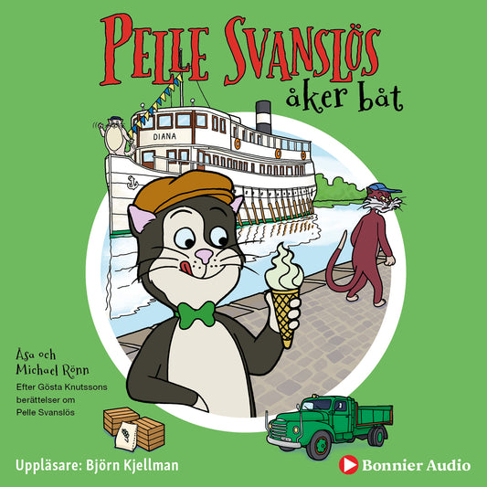 Pelle Svanslös åker båt – Ljudbok