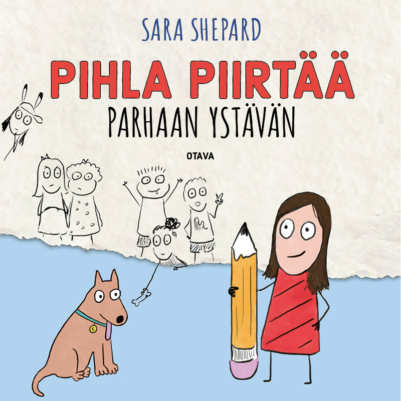 Pihla piirtää parhaan ystävän – Ljudbok