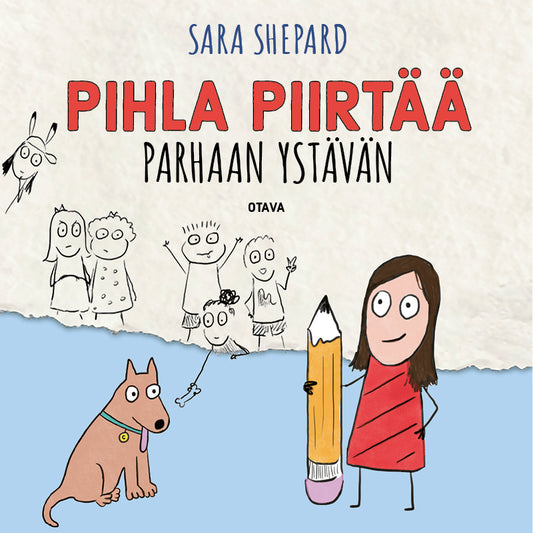 Pihla piirtää parhaan ystävän – Ljudbok