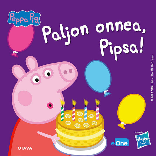 Pipsa Possu - Paljon onnea, Pipsa! – Ljudbok