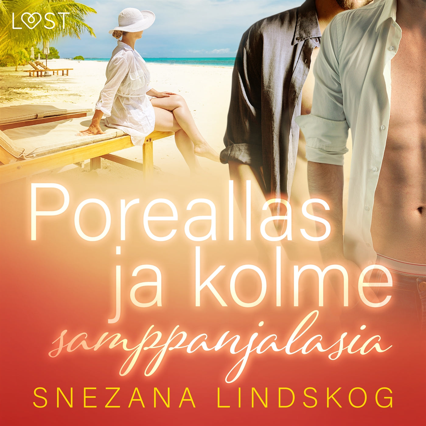 Poreallas ja kolme samppanjalasia – eroottinen novelli – Ljudbok