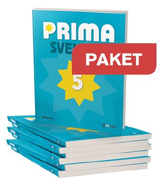 Prima Svenska 5 Basbok Paket 20 ex + Lärarwebb Indlic 12 mån (OBS! Endast för lärare)