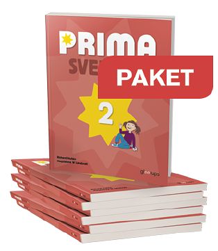 Prima svenska 2 Basbok 20 ex + Lärarhandledning + Digitalt lärom (OBS! Endast för lärare)