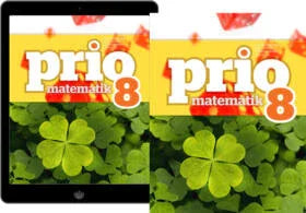 Prio Matematik 8 elevpaket, 1ex Grundbok ; 1ex digital elevlicens