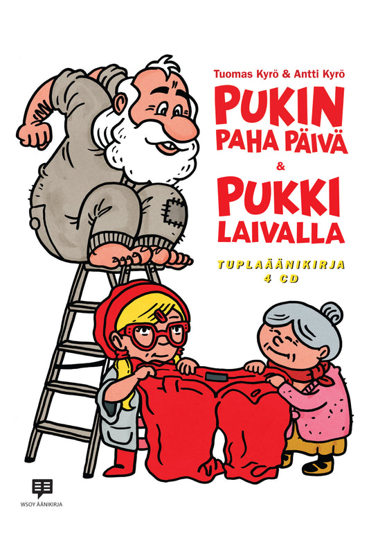 Pukin paha päivä + Pukki laivalla – Ljudbok