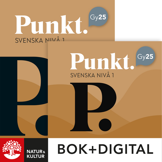 Punkt Svenska nivå 1 Paket Bok+Digital