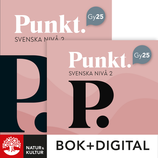 Punkt Svenska nivå 2 Paket Bok+Digital