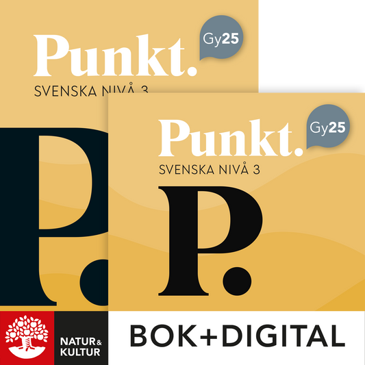 Punkt Svenska nivå 3 Paket Bok+Digital
