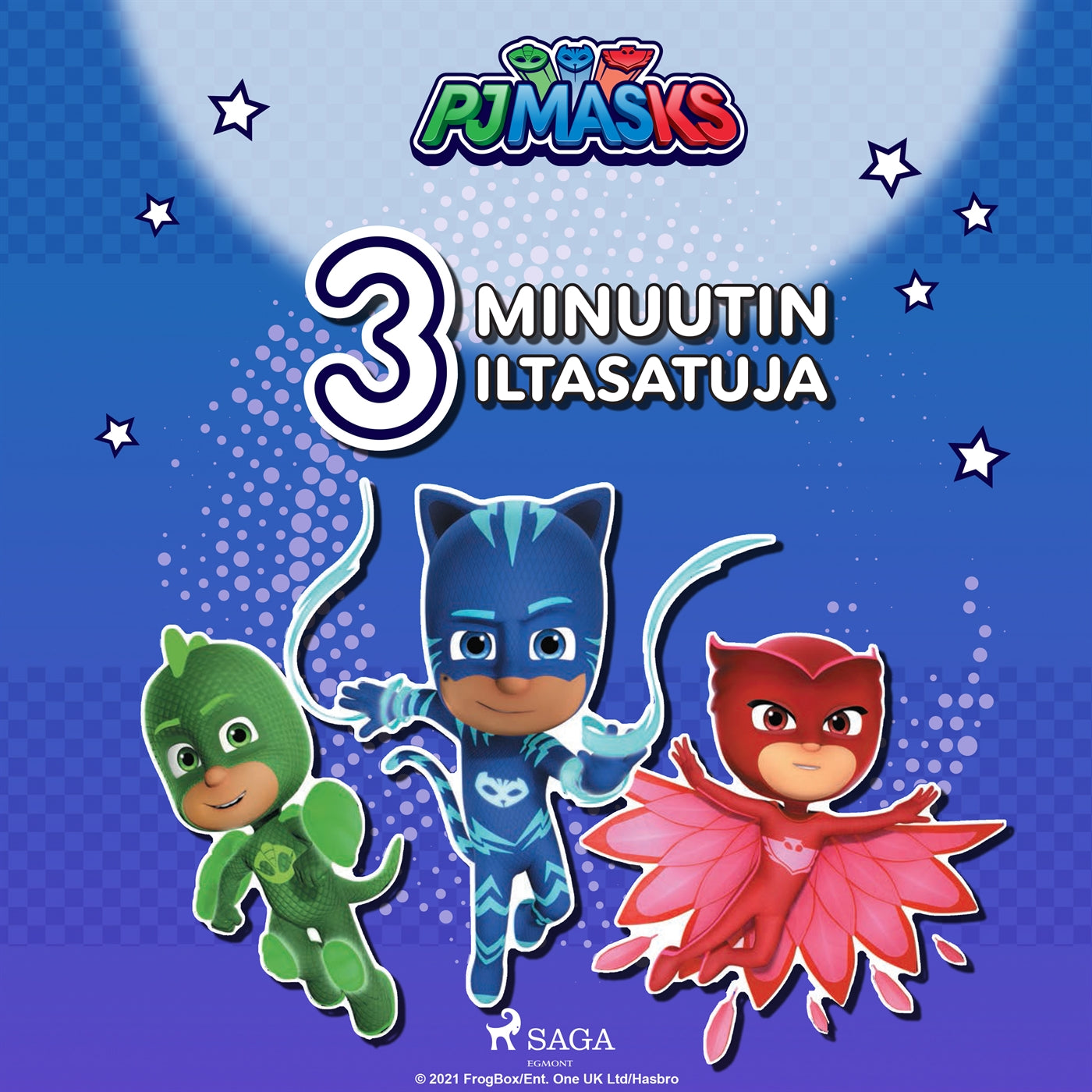 Pyjamasankarit - 3 minuutin iltasatuja – Ljudbok