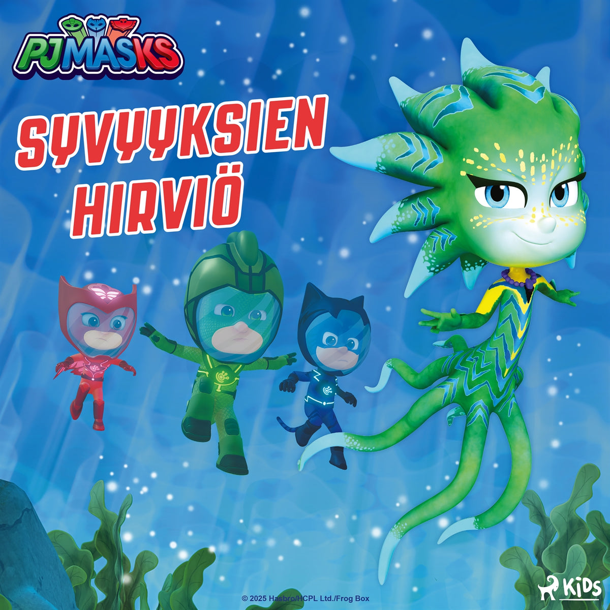 Pyjamasankarit - Syvyyksien hirviö – Ljudbok