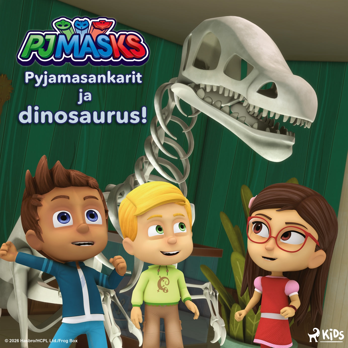 Pyjamasankarit ja dinosaurus! – Ljudbok