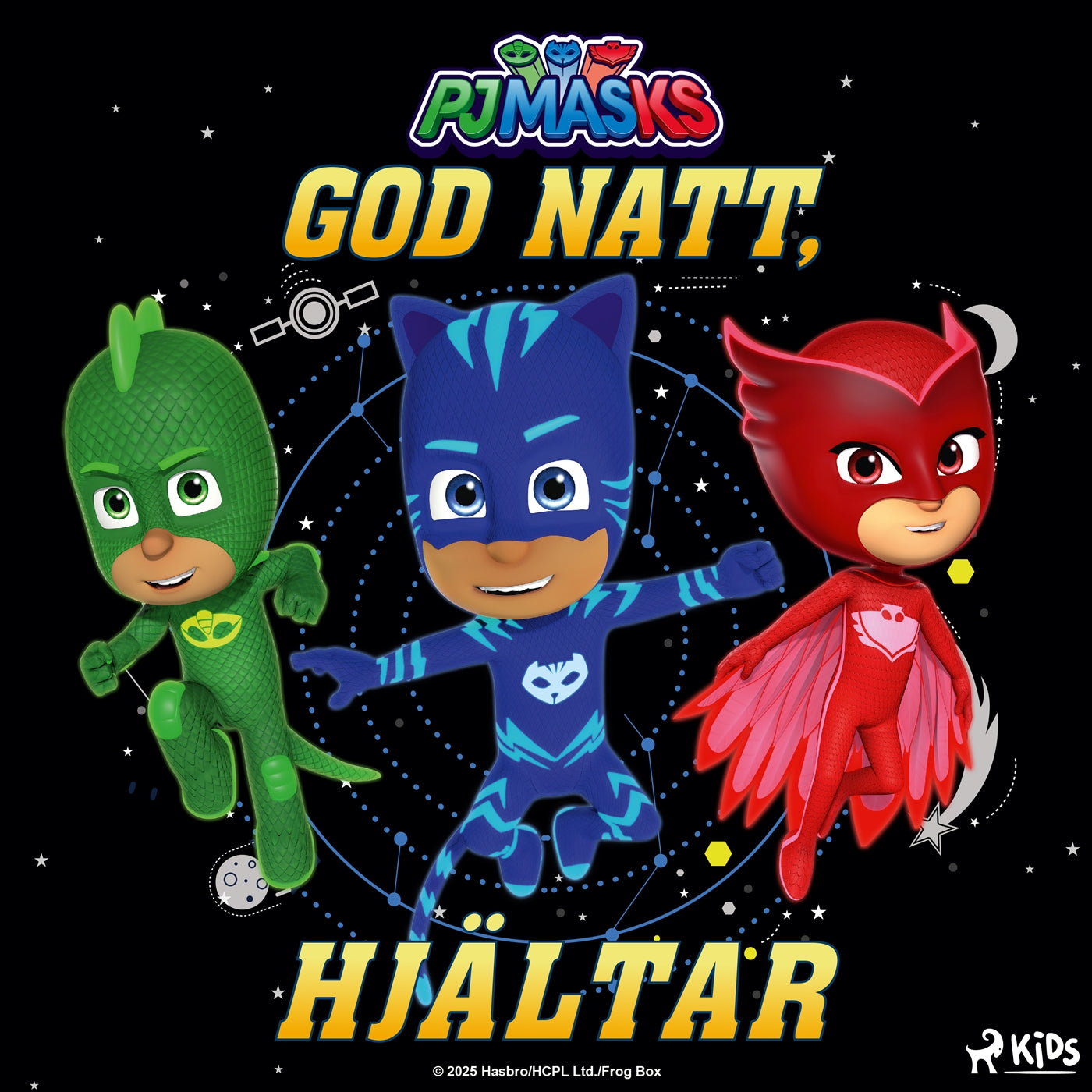 Pyjamashjältarna – God natt, hjältar – Ljudbok