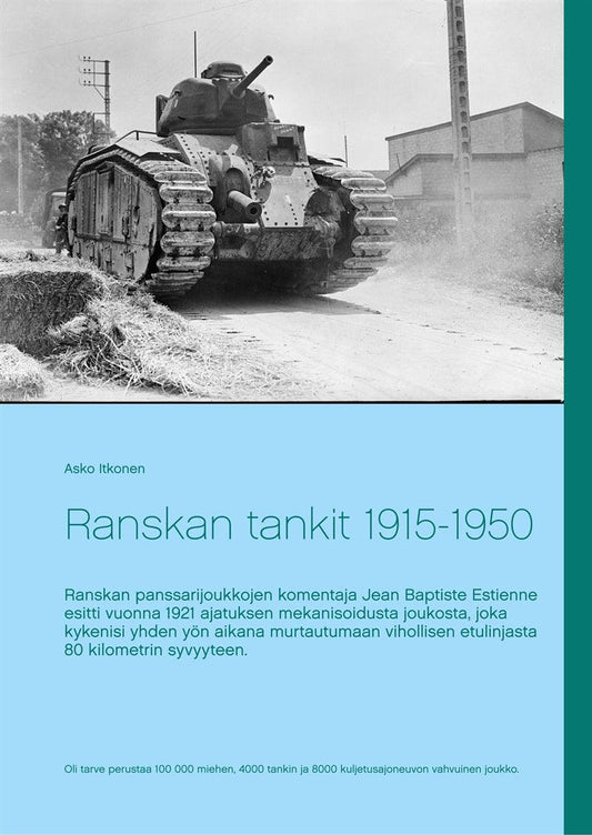 Ranskan tankit 1915-1950 – E-bok