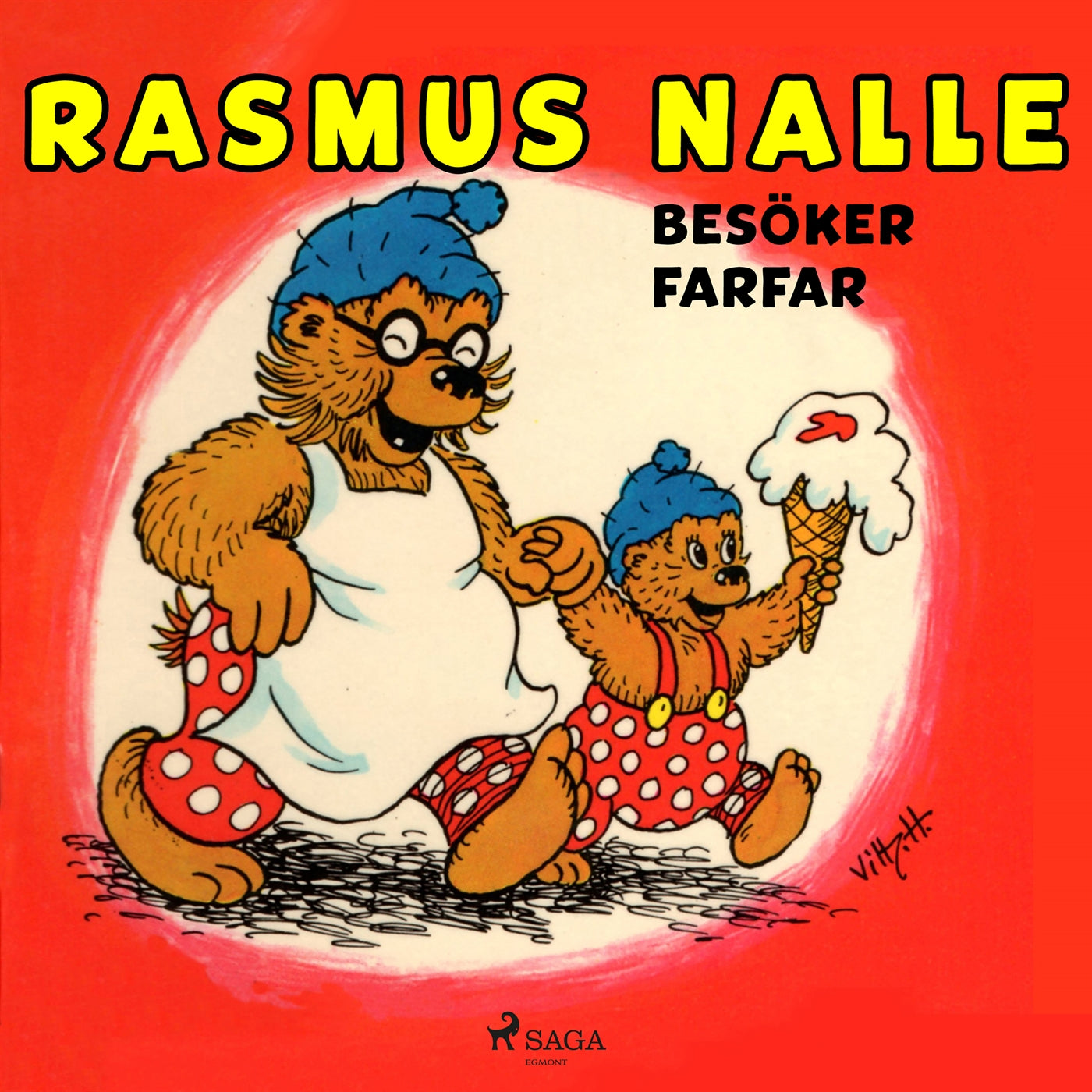 Rasmus Nalle besöker farfar – E-bok