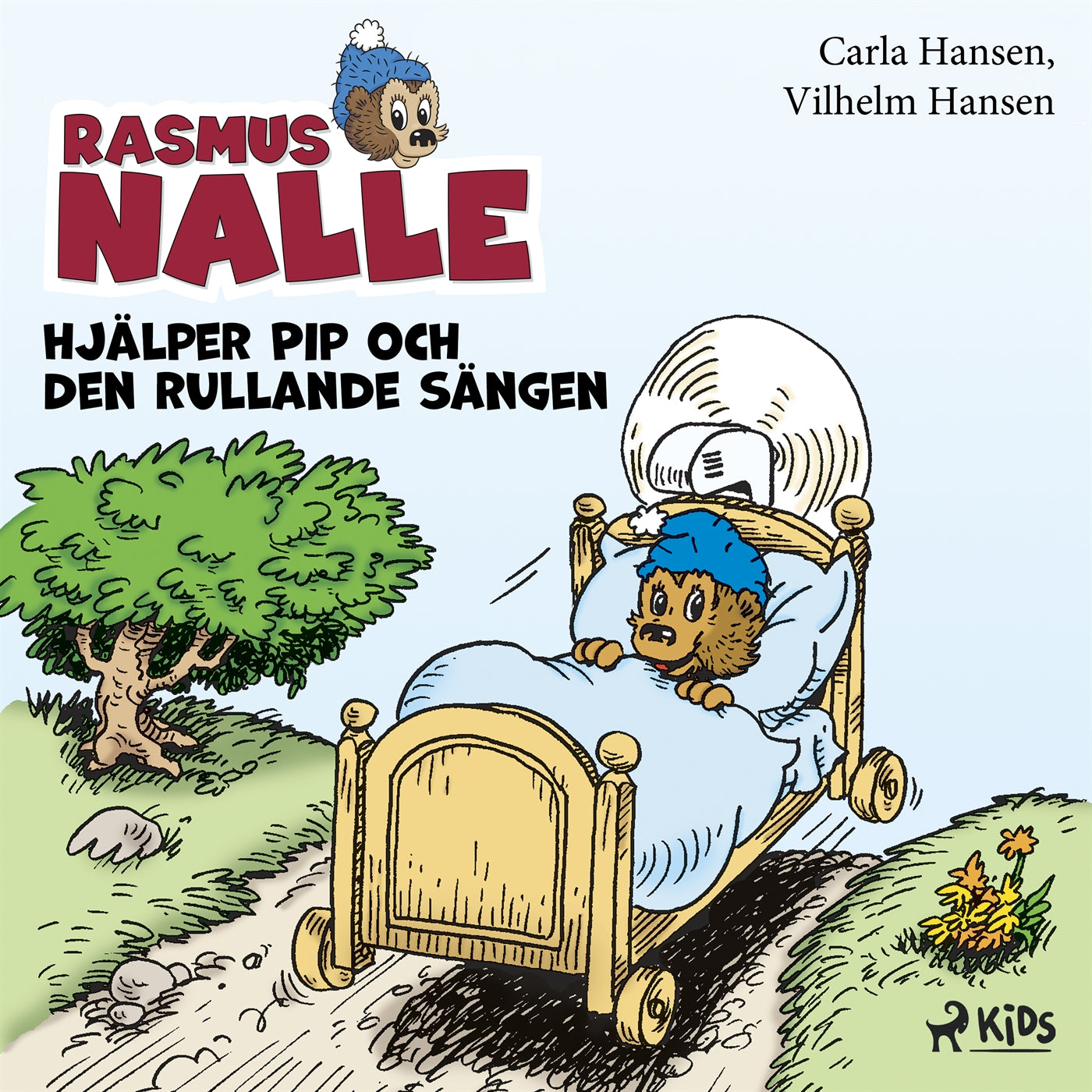 Rasmus Nalle hjälper Pip och Den rullande sängen – Ljudbok