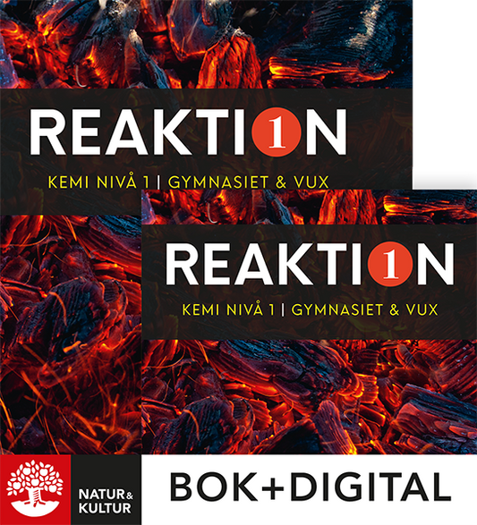 Reaktion Kemi nivå 1 Paket Bok+Digital