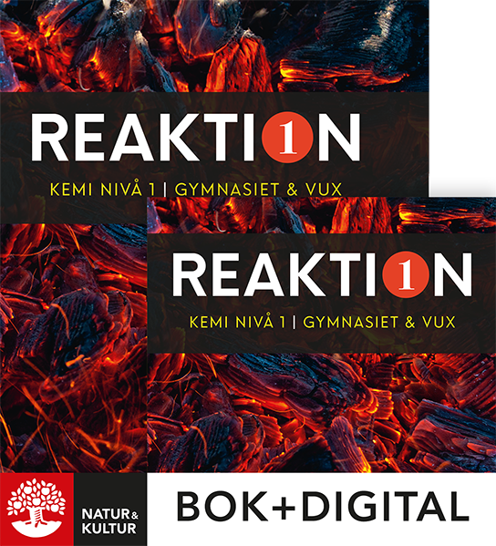 Reaktion Kemi nivå 1 Paket Bok+Digital
