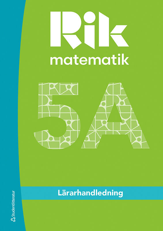 Rik matematik 5A Digital lärarlicens 12 mån