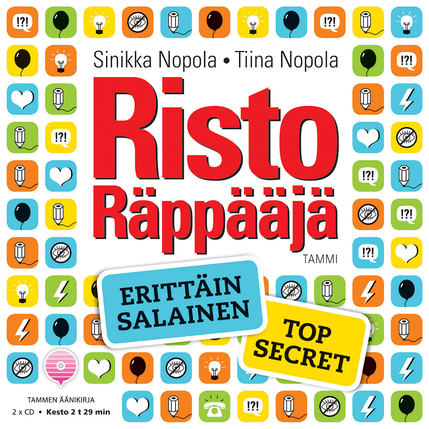 Risto Räppääjä. Erittäin salainen - Top Secret – Ljudbok