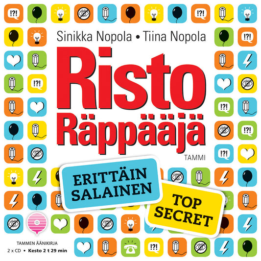 Risto Räppääjä. Erittäin salainen - Top Secret – Ljudbok