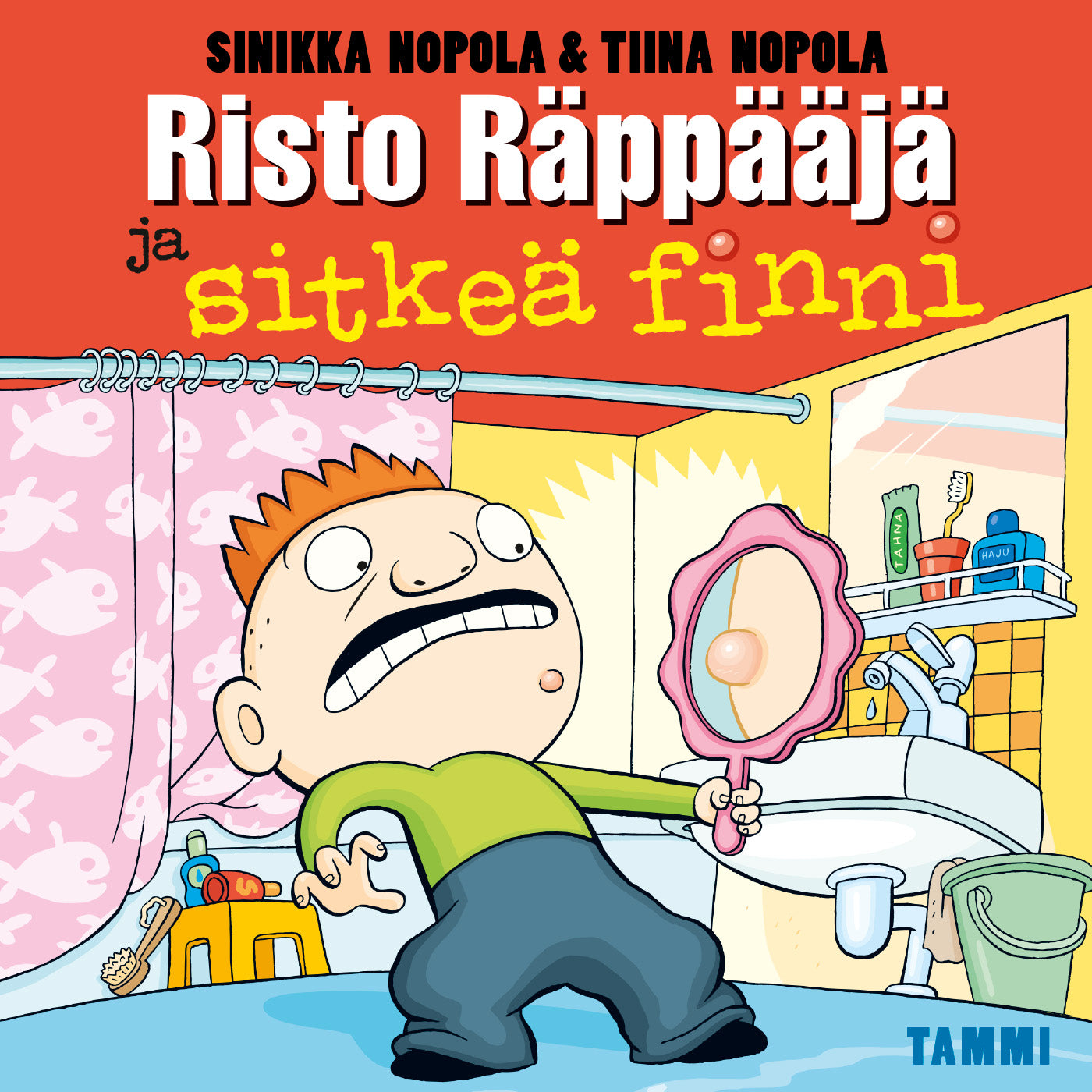 Risto Räppääjä ja sitkeä finni – Ljudbok
