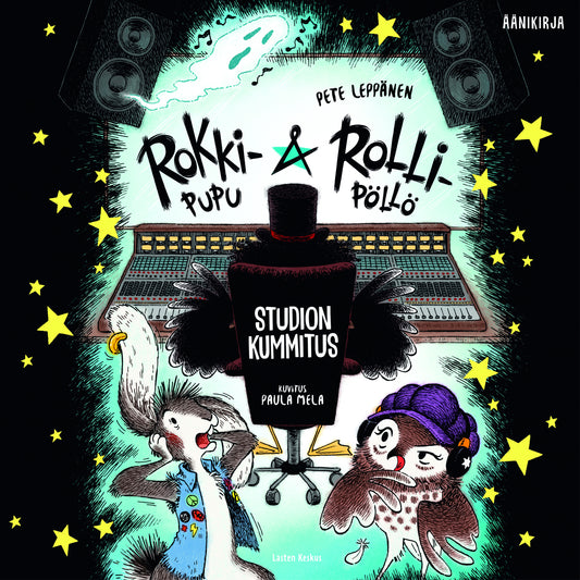 Rokki-Pupu & Rolli-Pöllö - Studion kummitus – Ljudbok