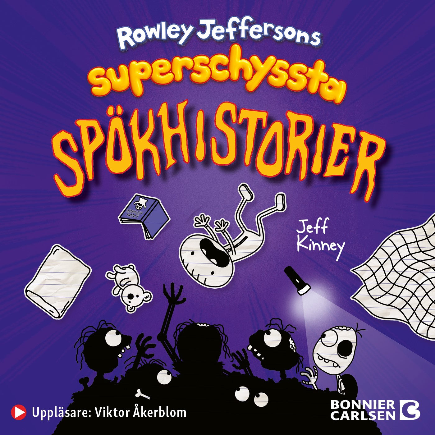 Rowley Jeffersons superschyssta spökhistorier – Ljudbok