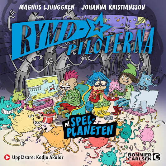 Rymdpiloterna på spelplaneten – Ljudbok