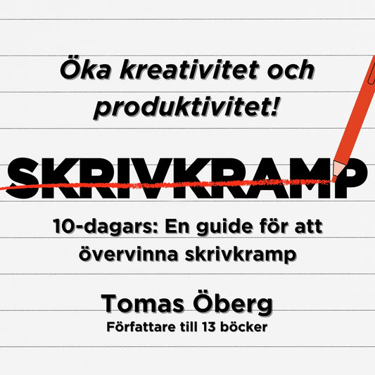 SKRIVKRAMP - 10-dagars: En guide för att övervinna skrivkramp – Ljudbok