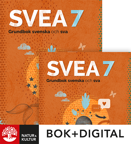 SVEA 7 Grundbok svenska och sva Paket Bok+Digital