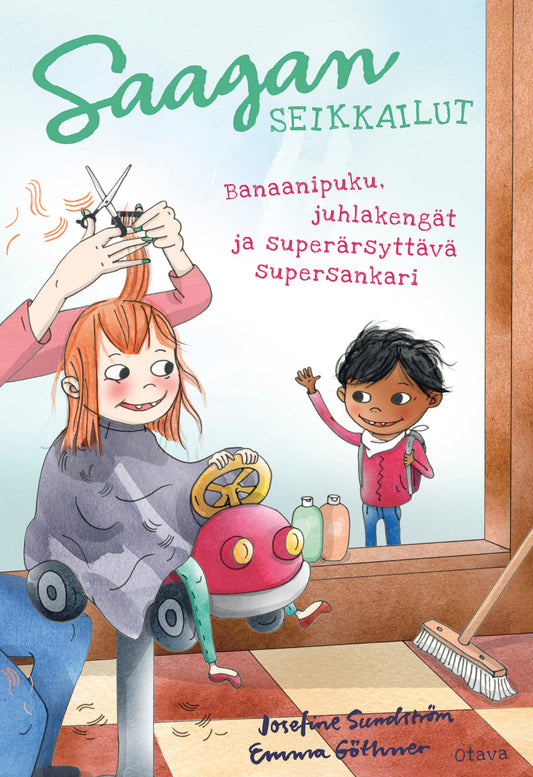 Saagan seikkailut. Banaanipuku, juhlakengät ja superärsyttävä supersankari – E-bok