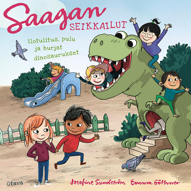 Saagan seikkailut. Ilotulitus, pulu ja hurjat dinosaurukset – Ljudbok