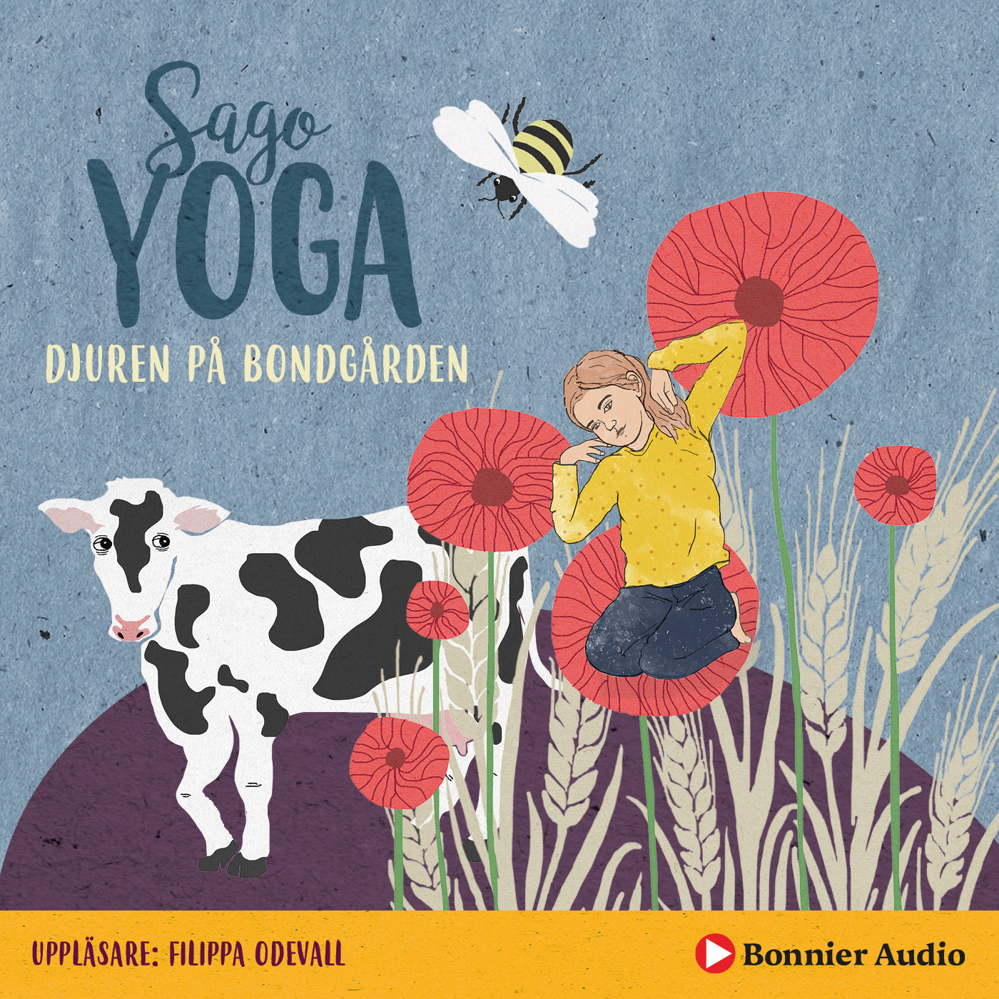 Sagoyoga. Djuren på bondgården : övningar för barn i andning – Ljudbok