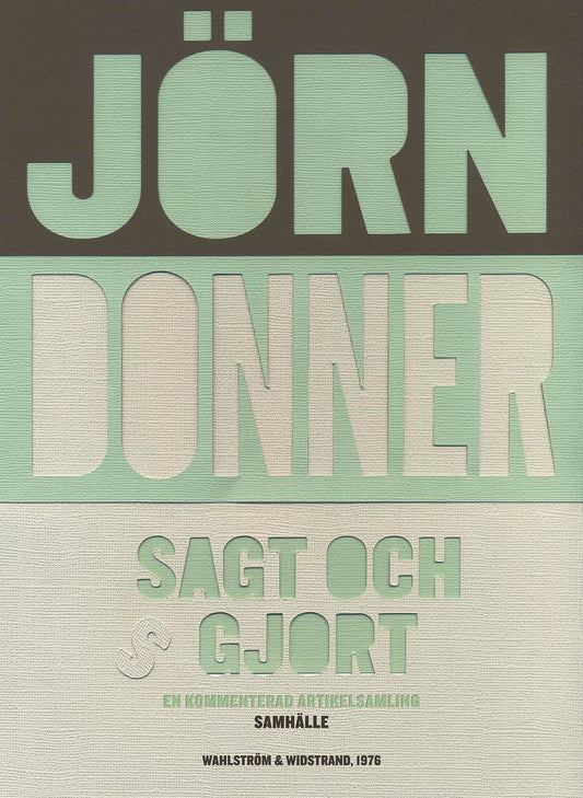 Sagt och gjort – E-bok