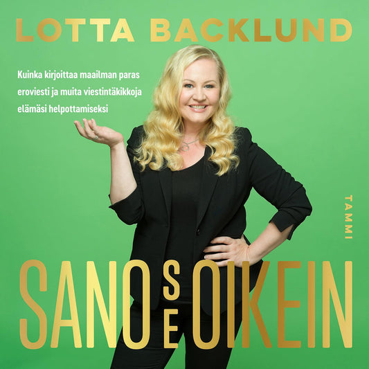 Sano se oikein – Ljudbok