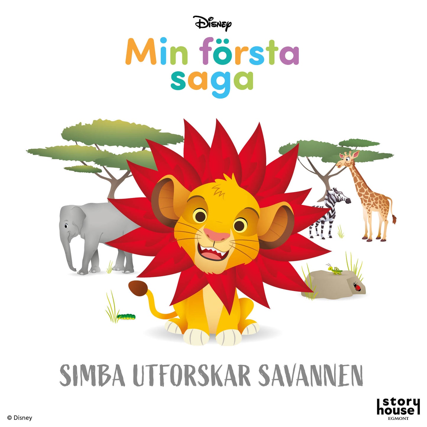 Simba utforskar savannen – E-bok