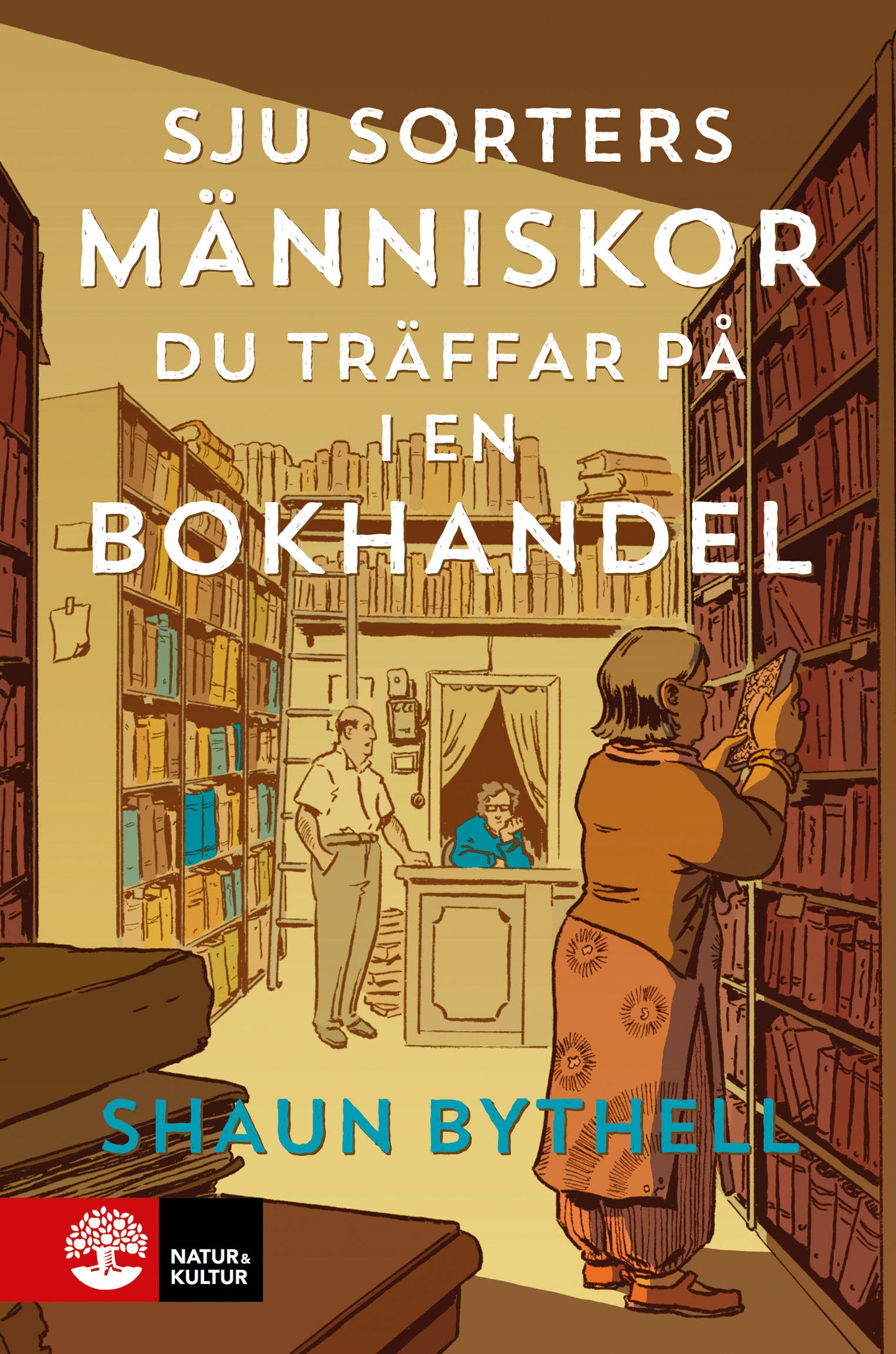 Sju sorters människor du träffar på i en bokhandel – E-bok