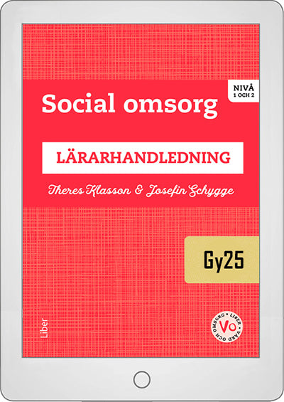 Social omsorg nivå 1 och 2 Digital (lärarlicens)