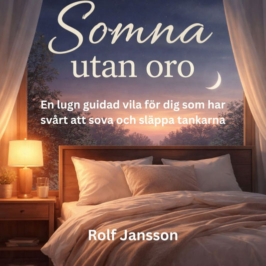 Somna utan oro - En lugn guidad vila för dig som har svårt att sova och släppa tankarna – Ljudbok
